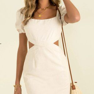 Sundae Muse Tully Dress White XS